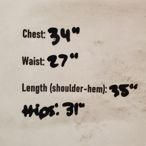 CDC Petites Vtg 90s Salsa Dancing Scene Square Neck Sheath Dress Size 4 Music - Picture 10 of 10